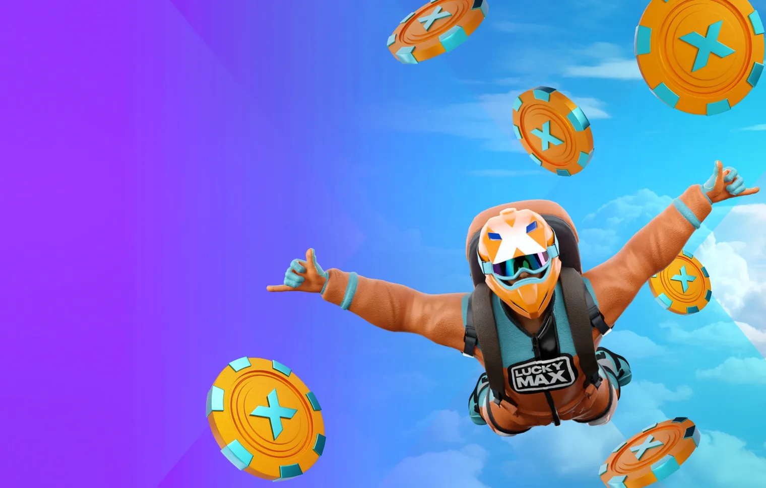 Lucky Max — 100% bis zu 500 € + 100 Freispiele bei der 1. Einzahlung, gefolgt von 100% bis zu 500 € + 50 FS (2. Einzahlung), 50% bis zu 1.000 € + 50 FS (3. Einzahlung) und 25% bis zu 2.000 € + 100 FS (4. Einzahlung); alternativ VIP-Angebot 150% bis zu 6.000 € ab 500 € Einzahlung
